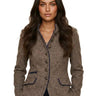 Blazer femme à col montant et boutonnage avant 1