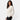 Blazer jacquard pour femme avec ceinture 2