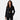 Blazer jacquard pour femme avec ceinture 4