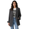 Blazer oversize à deux boutons pour femme 1