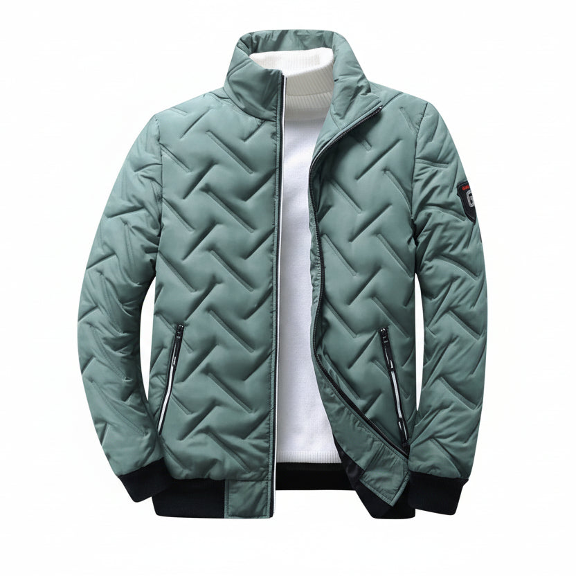 Blouson Bomber Homme Hiver Matelassé & Coupe "Casual Chic"-Gigié