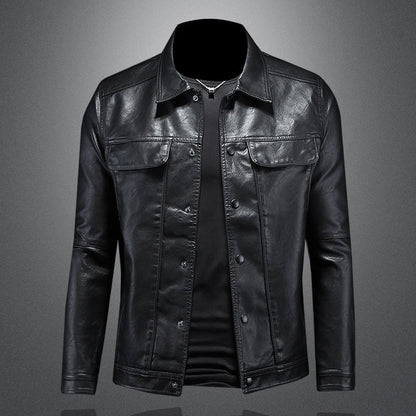Blouson Homme Biker Zippé-Gigié