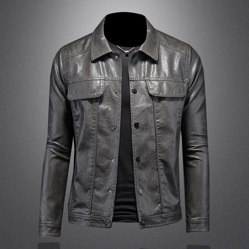 Blouson Homme Biker Zippé-Gigié