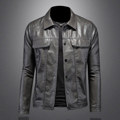 Blouson Homme Biker Zippé-Gigié
