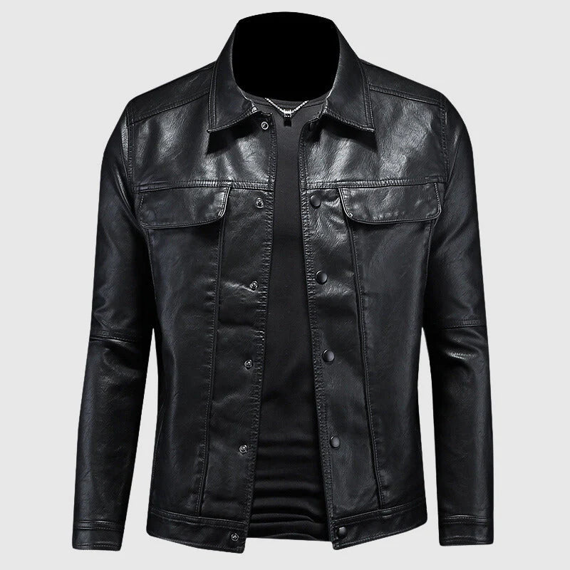 Blouson Homme Biker Zippé-Gigié