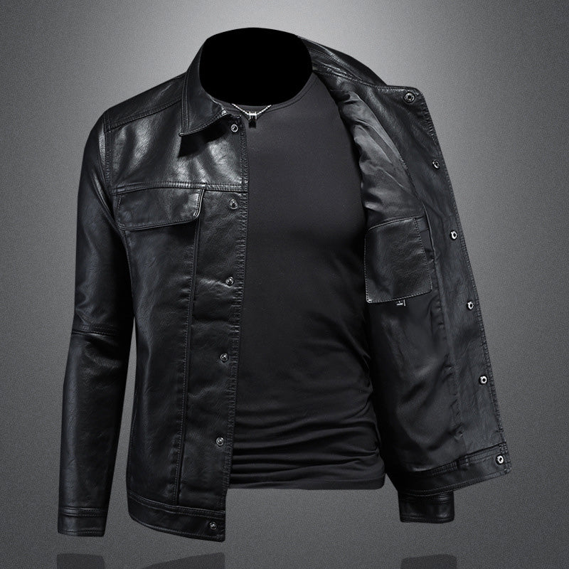 Blouson Homme Biker Zippé-Gigié