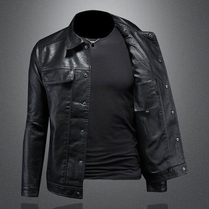 Blouson Homme Biker Zippé-Gigié
