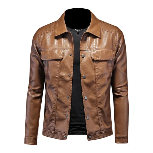 Blouson Homme Biker Zippé-Gigié