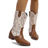 Bottes de cowboy western bicolores pour femmes 1