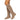 Bottes hautes en daim pour femme avec fermeture éclair latérale et talon bloc 1