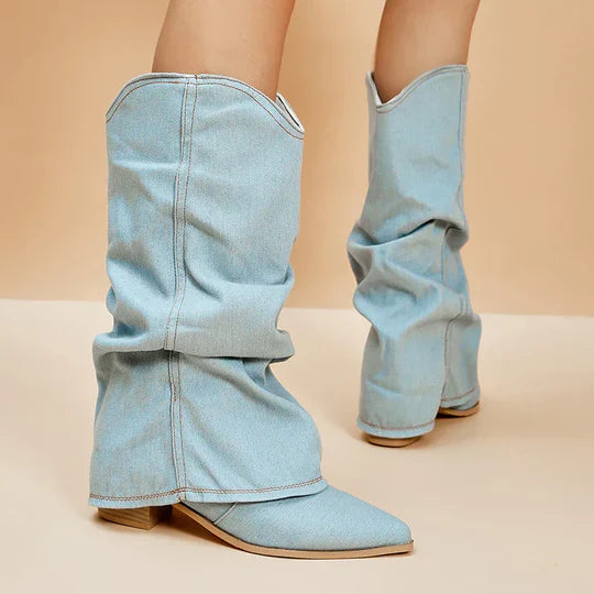 Bottes Hautes Femme À Enfiler-Gigié