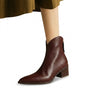 Bottines à bout pointu pour femme avec talon bloc 1