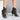 Bottines Fermées pour Femme avec Découpes Latérales, Trois Brides à Boucles et Talon Bloc-Men Shoes-Gigié