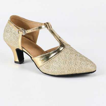 Bottines Fermées pour Femme avec Découpes Latérales, Trois Brides à Boucles et Talon Bloc-Men Shoes-Gigié