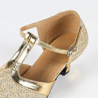 Bottines Fermées pour Femme avec Découpes Latérales, Trois Brides à Boucles et Talon Bloc-Men Shoes-Gigié