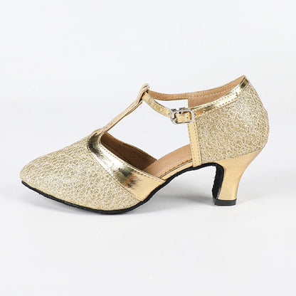Bottines Fermées pour Femme avec Découpes Latérales, Trois Brides à Boucles et Talon Bloc-Men Shoes-Gigié