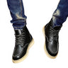 Bottines homme à lacets et bout mocassin 1