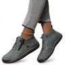 Bottines pour femme avec fermeture éclair latérale et lacets 1