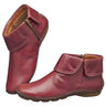 Bottines pour femme avec fermeture éclair latérale et revers 1