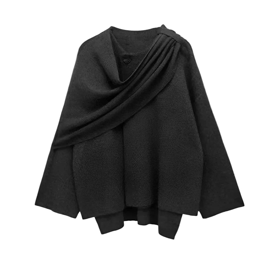 Cape Femme À Boutons Manches Larges-Gigié