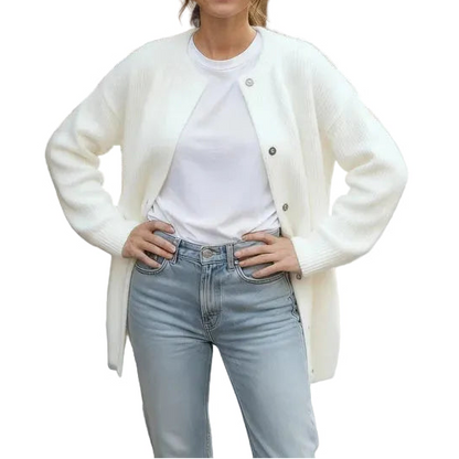 Cardigan femme boutonné à manches longues-Cardigan Women-Gigié