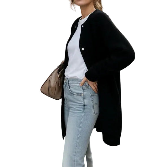 Cardigan femme boutonné à manches longues-Cardigan Women-Gigié