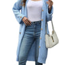 Cardigan long en maille avec fermeture à boutons et poches plaquées-Cardigan Women-Gigié