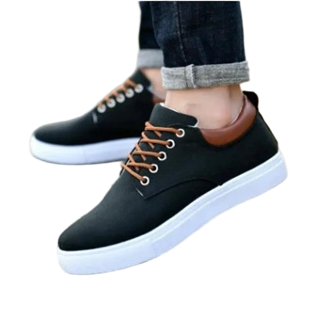 Chaussures Homme Basses à Lacets avec Semelle Plate-Gigié