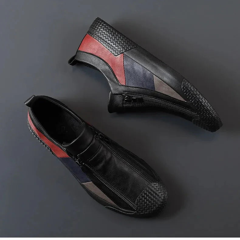 Chaussures Basses Homme à Enfiler avec Fermeture Zippée-Gigié