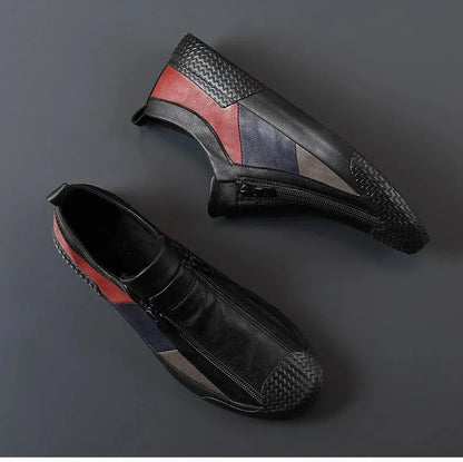 Chaussures Basses Homme à Enfiler avec Fermeture Zippée-Gigié