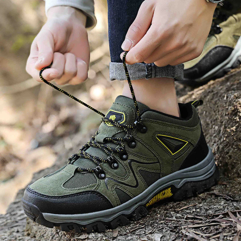 Chaussures de randonnée homme à lacets avec avant renforcé-Men Shoes-Gigié