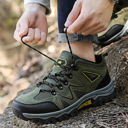 Chaussures de randonnée homme à lacets avec avant renforcé-Men Shoes-Gigié
