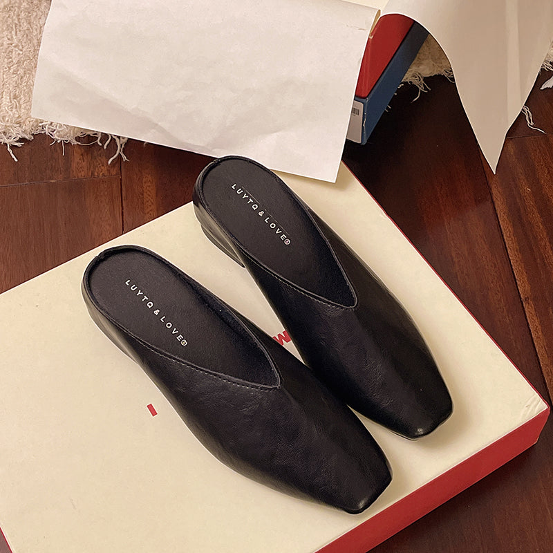 Chaussures Femme à Enfilage avec Bout Fermé et Semelle Plate-Women Boots-Gigié