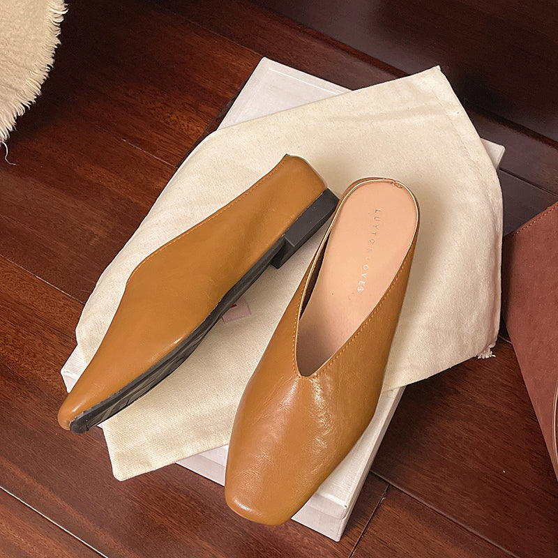 Chaussures Femme à Enfilage avec Bout Fermé et Semelle Plate-Women Boots-Gigié