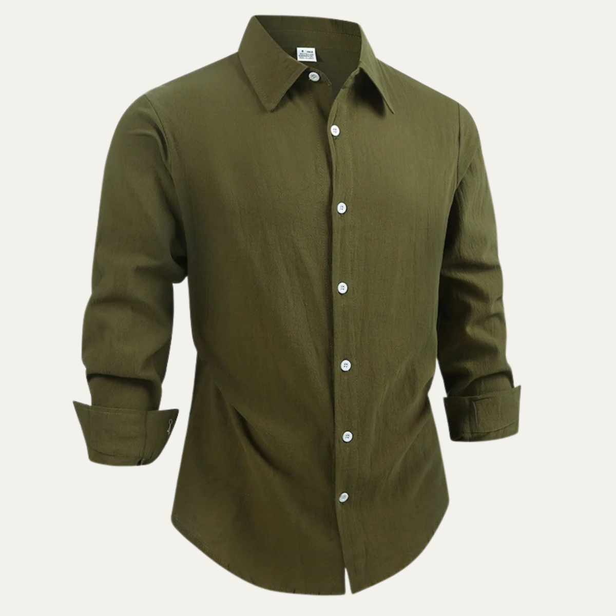 Chemise à manches longues avec col et fermeture boutonnée pour homme-Shirts for men-Gigié