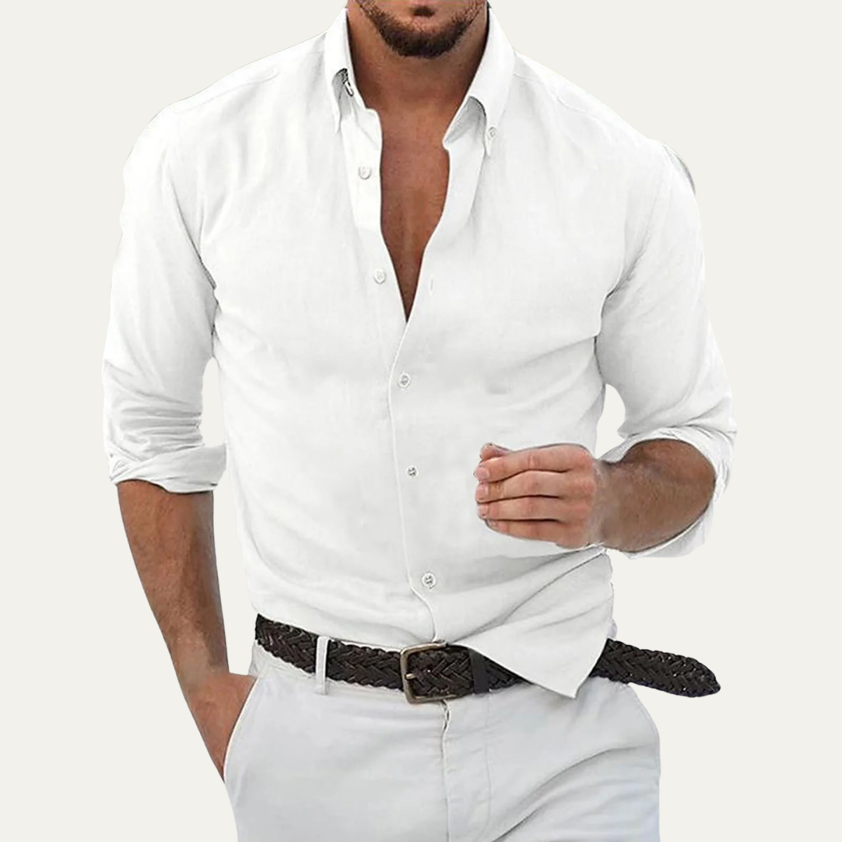 Chemise à manches longues pour homme 2