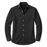 Chemise à manches longues pour homme avec imprimé géométrique 1
