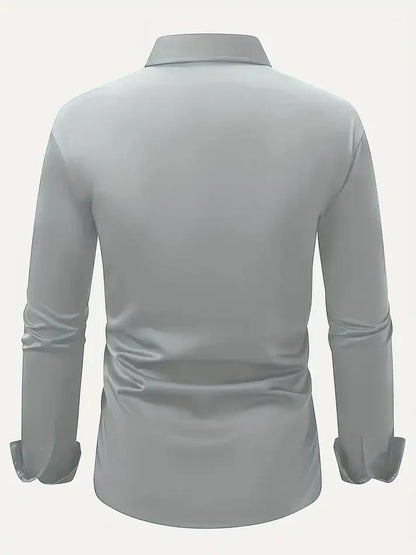 Chemise Business Homme Coupe Ajustée & Anti-Froissement-Gigié