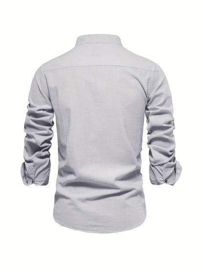 Chemise Homme Manches Longues À Boutons-Gigié