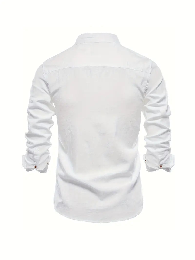 Chemise Homme Manches Longues À Boutons-Gigié
