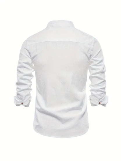 Chemise Homme Manches Longues À Boutons-Gigié