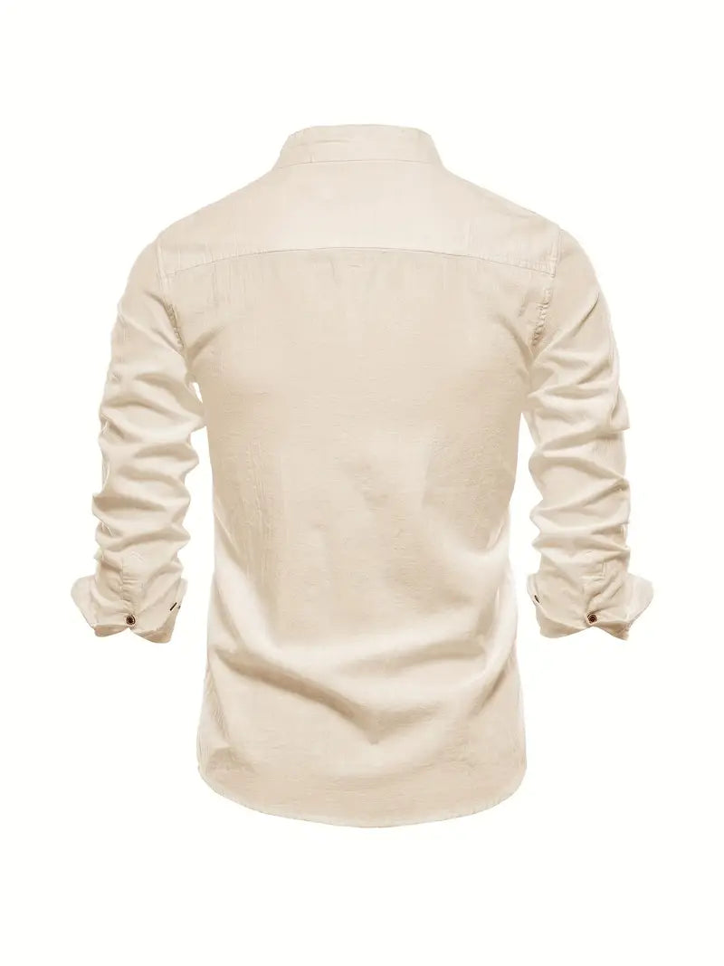 Chemise Homme Manches Longues À Boutons-Gigié