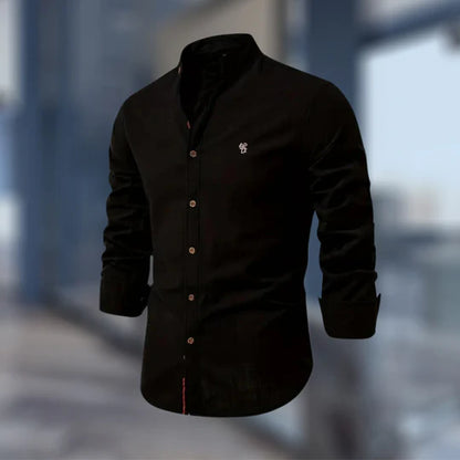 Chemise Homme Col Mao Manches Longues-Gigié