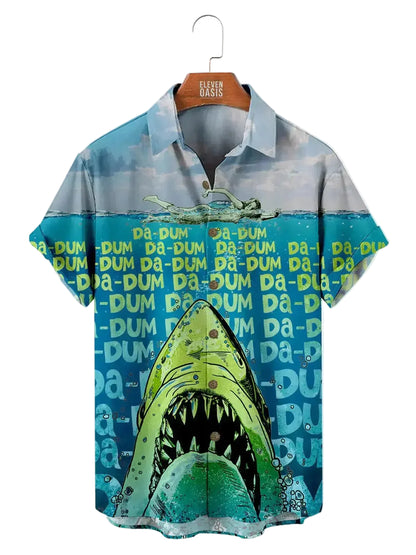 Chemise Homme à manches courtes avec impression graphique-Shirts for men-Gigié
