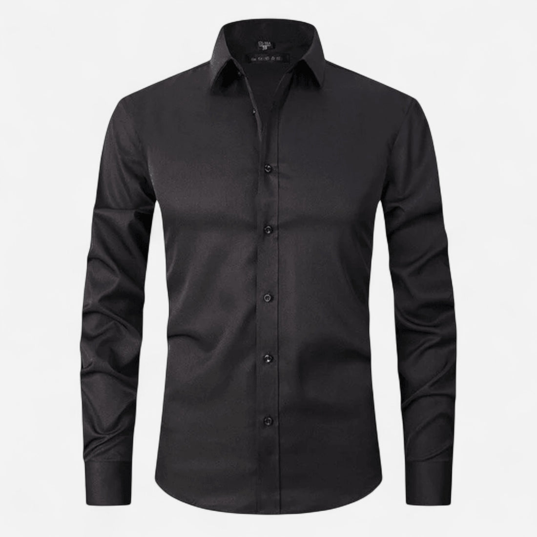 Chemise homme à manches longues avec col structuré-Shirts for men-Gigié