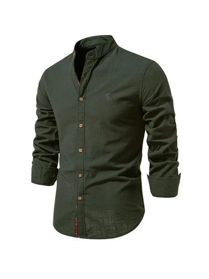 Chemise Homme Manches Longues À Boutons-Gigié
