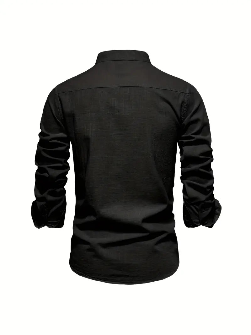 Chemise Homme Manches Longues À Boutons-Gigié