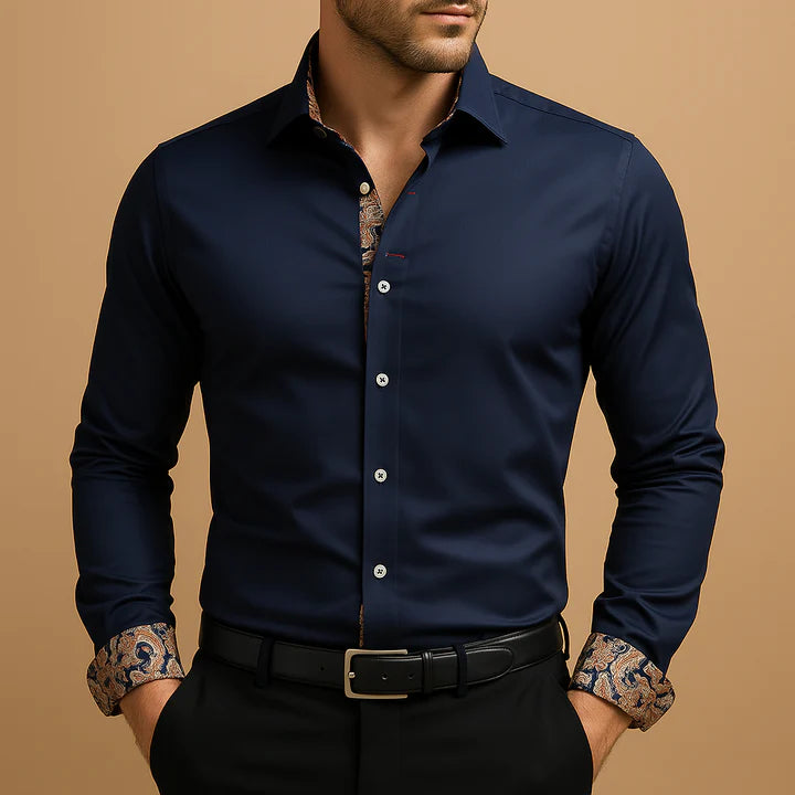 Chemise Homme Slim Manches Longues-Gigié