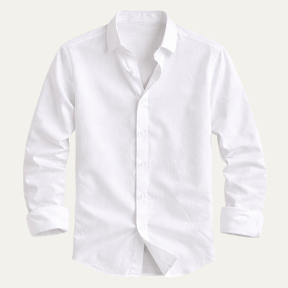 Chemise pour homme à manches longues avec col et fermeture boutonnée-Shirts for men-Gigié