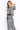 Combinaison de ski pour femme à motif pied-de-poule avec capuche en fausse fourrure 4